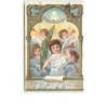 n°8334 - Carte Fantaisie - Fröhliche Weihnachten - Anges jouant de la trompette