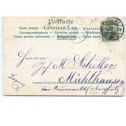 n°8334 - Carte Fantaisie - Fröhliche Weihnachten - Anges jouant de la trompette