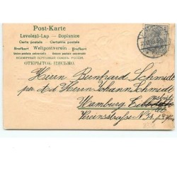 n°8338 - Carte Fantaisie Gaufrée - Herzlichen Glückwunsch zum Neuen Jahre - Angelots