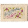 n°8356 - Carte Brodée - Sainte Catherine - Bonnet