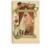 n°8369 - Carte Fantaisie  - Femme se deshabillant - Art Nouveau