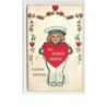 n°837 - Carte Gaufrée - Valentine  Greetings - My Heart's dearest
