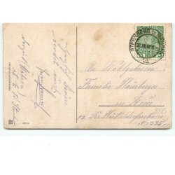 n°8375 - Carte Fantaisie - Fröhliche Weihnachten - Ange avec un Sapin