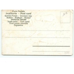 n°8377 - Carte Fantaisie Gaufrée - Fröhliche Weihnachten - Ange avec des cadeaux