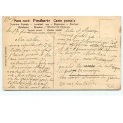 n°8400 - Carte Fantaisie  Gaufrée - Angelot sur un bouquet de fleurs