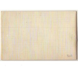 n°8403 - Carte Brodée - Gelukkig Nieuwjaar - Papillon et Paysage hivernal