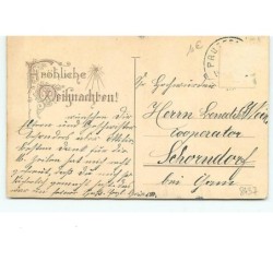 n°8437 - Carte Fantaisie - Fröhliche Weihnachten - Nativité - Anges