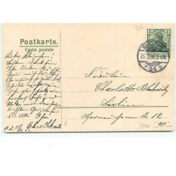 n°8440 - Carte Fantaisie - Fröhliche Weihnachten - Anges dans une lune