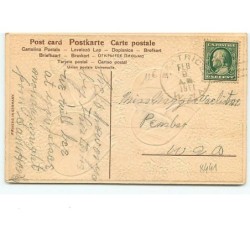 n°8441 - Carte Fantaisie Gaufrée - To my Valentine - Angelots dans des coeurs