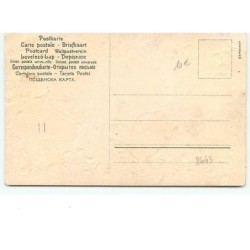 n°8443 - Carte Fantaisie Gaufrée - Angelots et coeur
