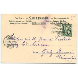 n°12431 - Ange gardien près d'un village