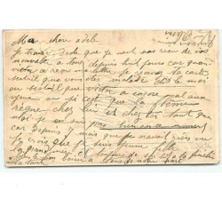 n°8496 - Carte Fantaisie Gaufrée - Toutes mes Pensées volent vers vous - Femme libérant des colombes