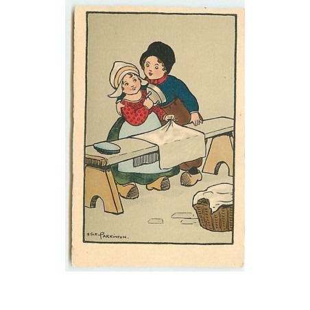 n°8525 - Carte Illustrateur - Ethel Parkinson - Repassage