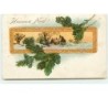 n°8538 - Carte Fantaisie - Heureux Noel - Paysage Hivernal
