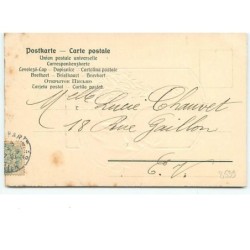 n°8539 - Carte Fantaisie Gaufrée - Heureux Noel - Fillette arrosant un sapin