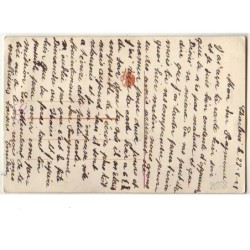 n°8558 - Carte Brodée - Ma Pensée te suit