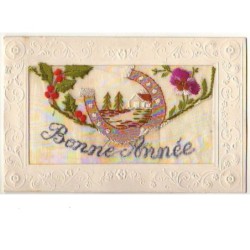 n°8607 - Carte Brodée avec...