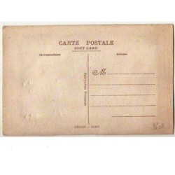 n°8608 - Carte Brodée avec rabat - Gelukkige Paaschen - Panier avec des Oeufs