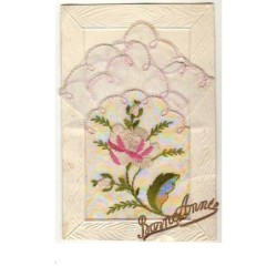 n°8611 - Carte Brodée avec...