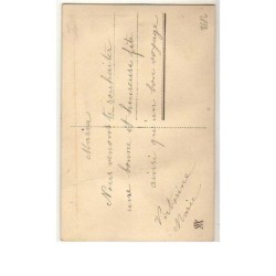 n°8612 - Carte Brodée avec pochette - Fleurs violettes