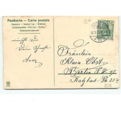 n°8628 - Carte Fantaisie - Femme et Angelots