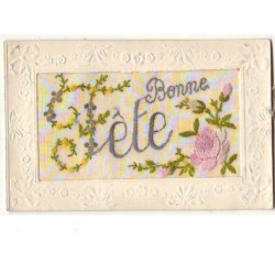 n°8656 - Carte Brodée -...