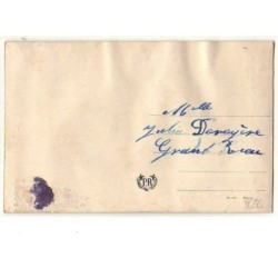 n°8656 - Carte Brodée - Bonne Fete - Rose