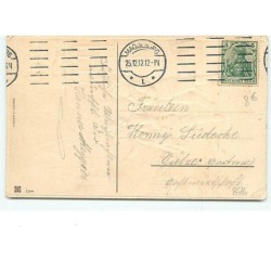 n°8676 - Carte Fantaisie Gaufrée - Frohliche Weihnachten - Enfants dans une rue enneigé