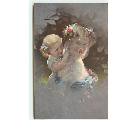 n°8742 - Carte Illustrateur - n°20887 - Femme avec fillette