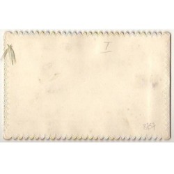 n°8757 - Carte Brodée - Vive Sainte Catherine - Fleurs roses