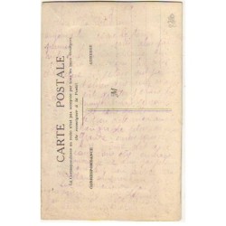 n°8760 - Carte Brodée avec Pochette - Bons Baisers