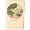 n°8774 - Carte Illustrateur - Pauli Ebner - J'écris comme papa