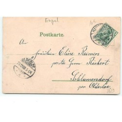 n°8829 - Carte Fantaisie - Frohliche Weihnachten - Ange et Enfants