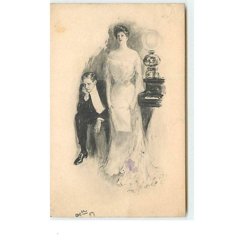 n°8875 - Carte Illustrateur - MM Vienne n°303 - Chanteuse et son pianiste