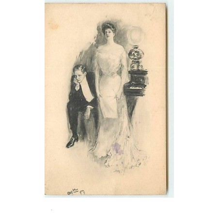 n°8875 - Carte Illustrateur - MM Vienne n°303 - Chanteuse et son pianiste