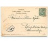 n°8887 - Carte Fantaisie - Fröhliche Weihnachten - Angelots autour du berceau d'un enfant