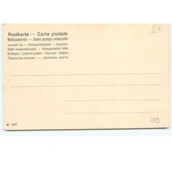 n°8889 - Carte Fantaisie - Fröhliche Weihnachten - Couple avec un Enfant dans les Bras