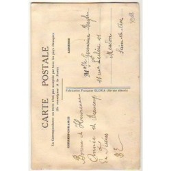 n°8908 - Carte Brodée - Bonne Année - Iris