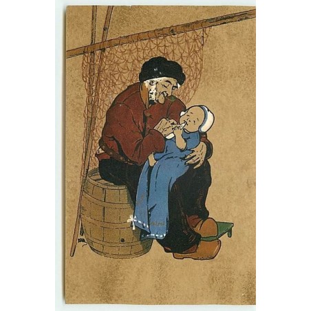 n°8919 - Carte Fantaisie - Grand-mère et un bébé - M.M. Vienne n°186