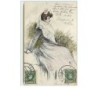 n°8971 - Carte Illustrateur - Femme - Casas n°7