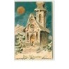 n°8984 - Carte Fantaisie Gaufrée - Fröhliche Weihnachten - Chapelle