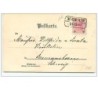 n°8985 - Carte Fantaisie - Fröhliche Weihnachten - Ange et Enfant sur un traineau - Lith. Anstalt