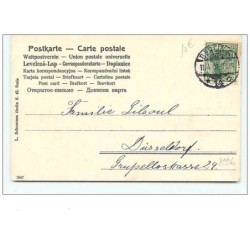 n°8996 - Carte Fantaisie - Frohliche Ostern - Fillettes dans un oeuf