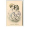 n°8997 - Carte Fantaisie - MM Vienne n°656 - Joyeuses Pâques - Femmes