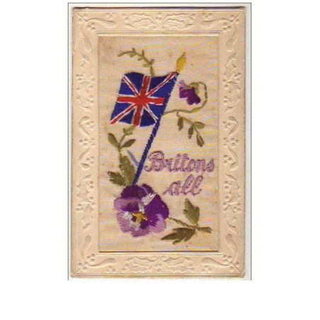n°9004 - Carte Brodée - Brittons all - Drapeau