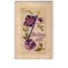 n°9004 - Carte Brodée - Brittons all - Drapeau