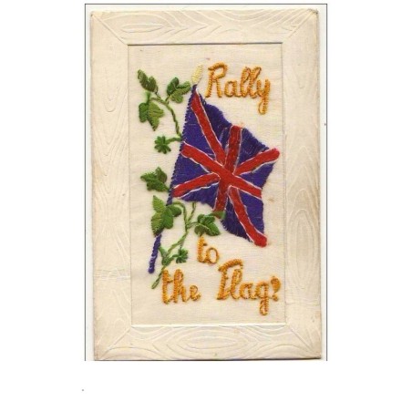 n°9005 - Carte Brodée - Rally to the Flag ! - Drapeau