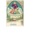 n°9038 - Carte Fantaisie Gaufrée - Wesolych Swiat Bozego Narodzenia - Anges