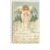 n°9050 - Carte Fantaisie - MSM - Ange mains croisées - Meissner série 1017