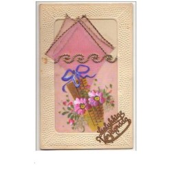 n°9061 - Carte Brodée avec...